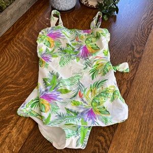 Byron Blue Floral Swim